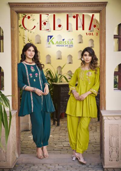 CELINA VOL 2 BY KARISSA DESIGNER CO-ORD SET WHOLESALER IN INDIA